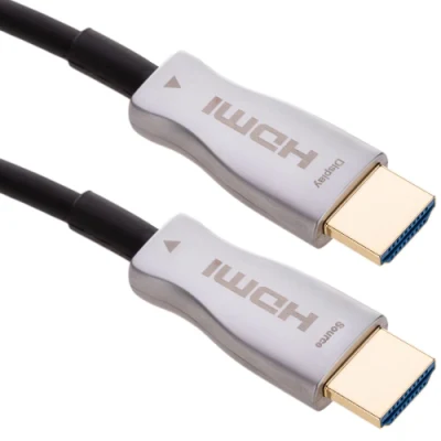 Active Optical Cable HDMI to HDMI 2.0 Male to Male 4K Fiber Aoc Cable with Built