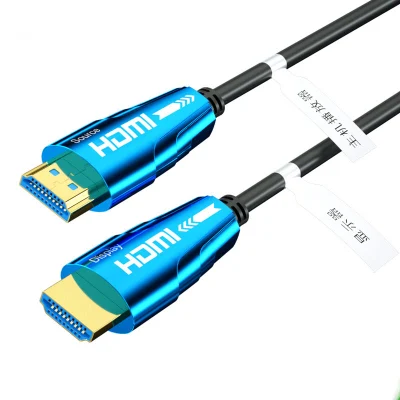 HDMI Aoc Fiber Optic Cable 8K60Hz 4K120Hz 1.8m to 100m Gold Plated 2.1V HDMI Kabel