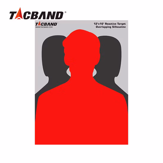 Tacband Shooting Practice Training 12*16 Inch Reactive Paper Cardboard Target